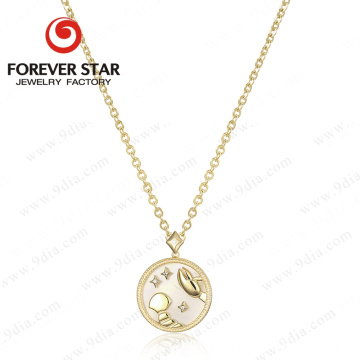 jewelry gold plated zodiac 925 sterling silver